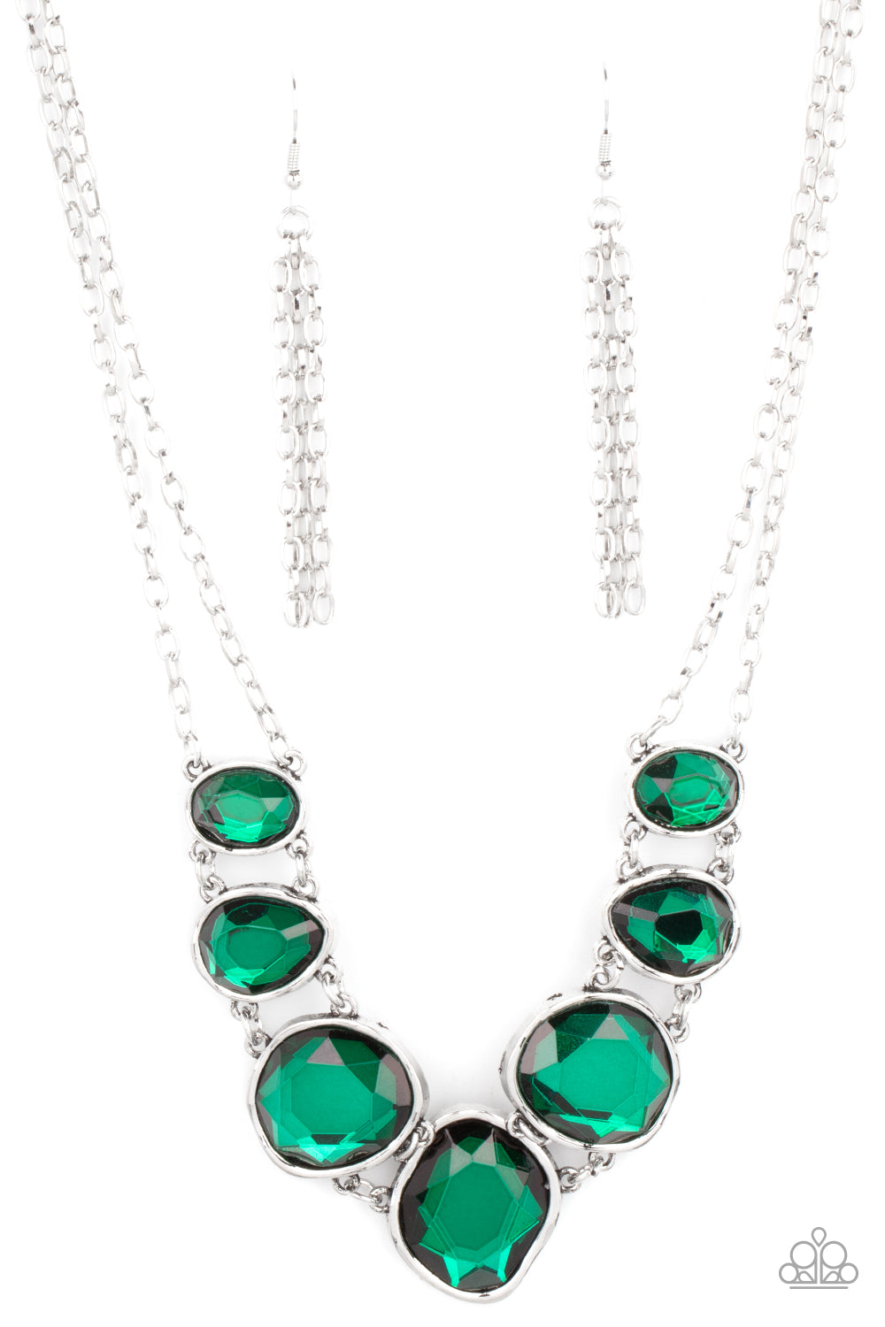 Absolute Admiration - Green Gem Necklace