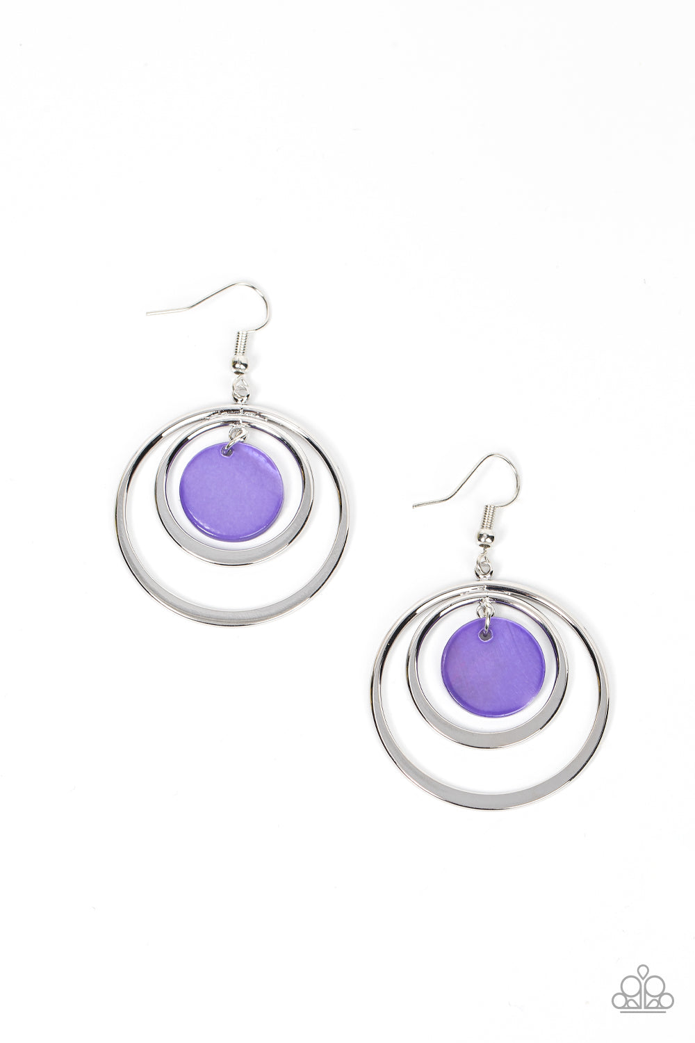 Mai Tai Tango - Purple Earrings - Paparazzi Accessories