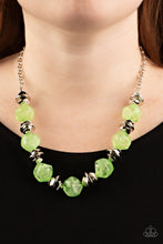 Load image into Gallery viewer, Island Ice - Green Necklace - Paparazzi Accessories
