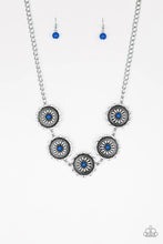 Load image into Gallery viewer, Me-dallions, Myself and I Blue Necklace - Paparazzi Accessories

