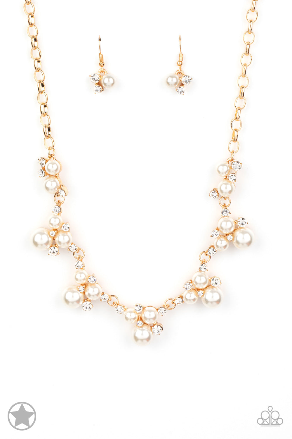 Toast To Perfection - Gold Blockbuster Necklace - Paparazzi Accessories