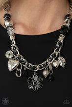 Load image into Gallery viewer, Charmed, I Am Sure - Black and Ivory Charm Necklace - Paparazzi Accessories
