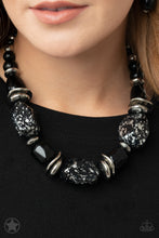 Load image into Gallery viewer, In Good Glazes - Blockbuster Black Necklace - Paparazzi Accessories
