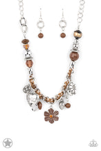 Load image into Gallery viewer, Charmed, I Am Sure - Brown and Ivory Charm Necklace - Paparazzi Accessories
