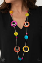 Load image into Gallery viewer, Kaleidoscopically Captivating - Multi-Color Blockbuster Necklace - Paparazzi Accessories
