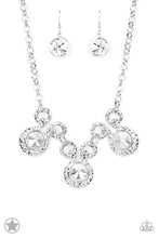 Load image into Gallery viewer, Hypnotized - Silver and Rhinestone Necklace - Paparazzi Accessories
