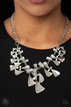 Load image into Gallery viewer, The Sands of Time - Silver Chunky Silver Chain Necklace - Paparazzi Accessories
