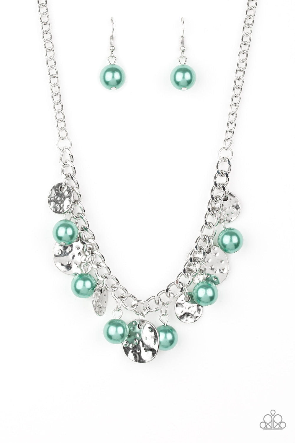 Seaside Sophistication - Green Necklace - Paparazzi Accessories