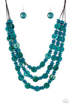 Load image into Gallery viewer, Barbados Bopper - Blue Necklace

