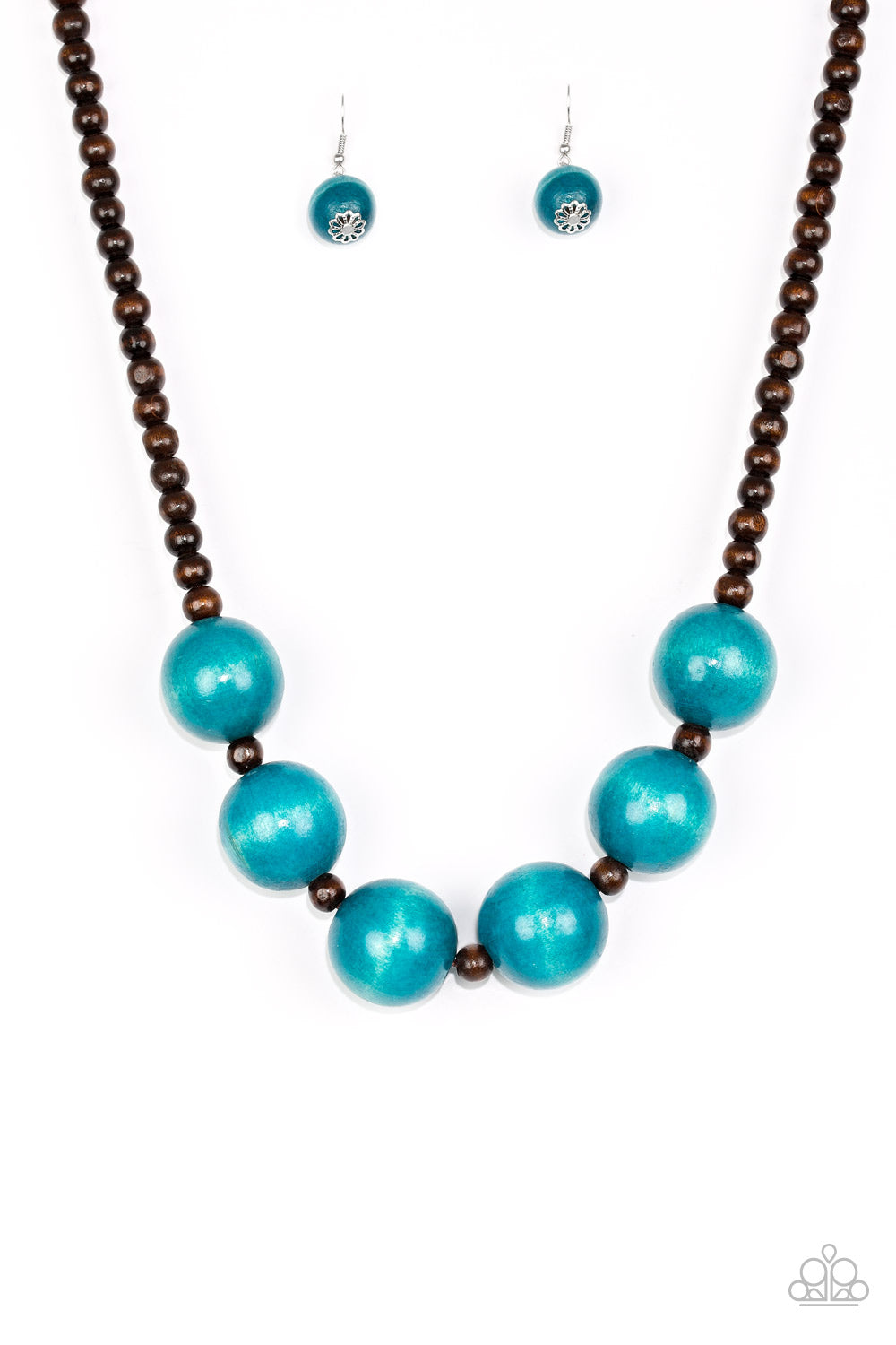 Oh My Miami - Blue Necklace - Paparazzi Accessories