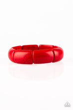 Load image into Gallery viewer, Peace Out - Red Bracelet - Paparazzi Accessories
