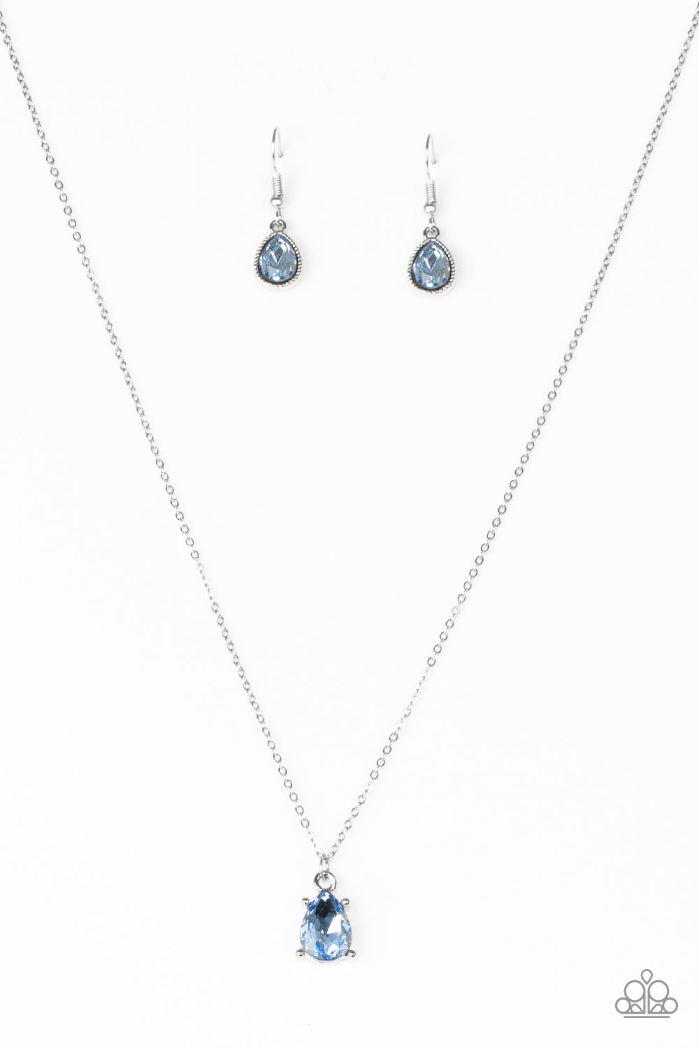 Classy Classicist - Blue Necklace - Paparazzi Accessories