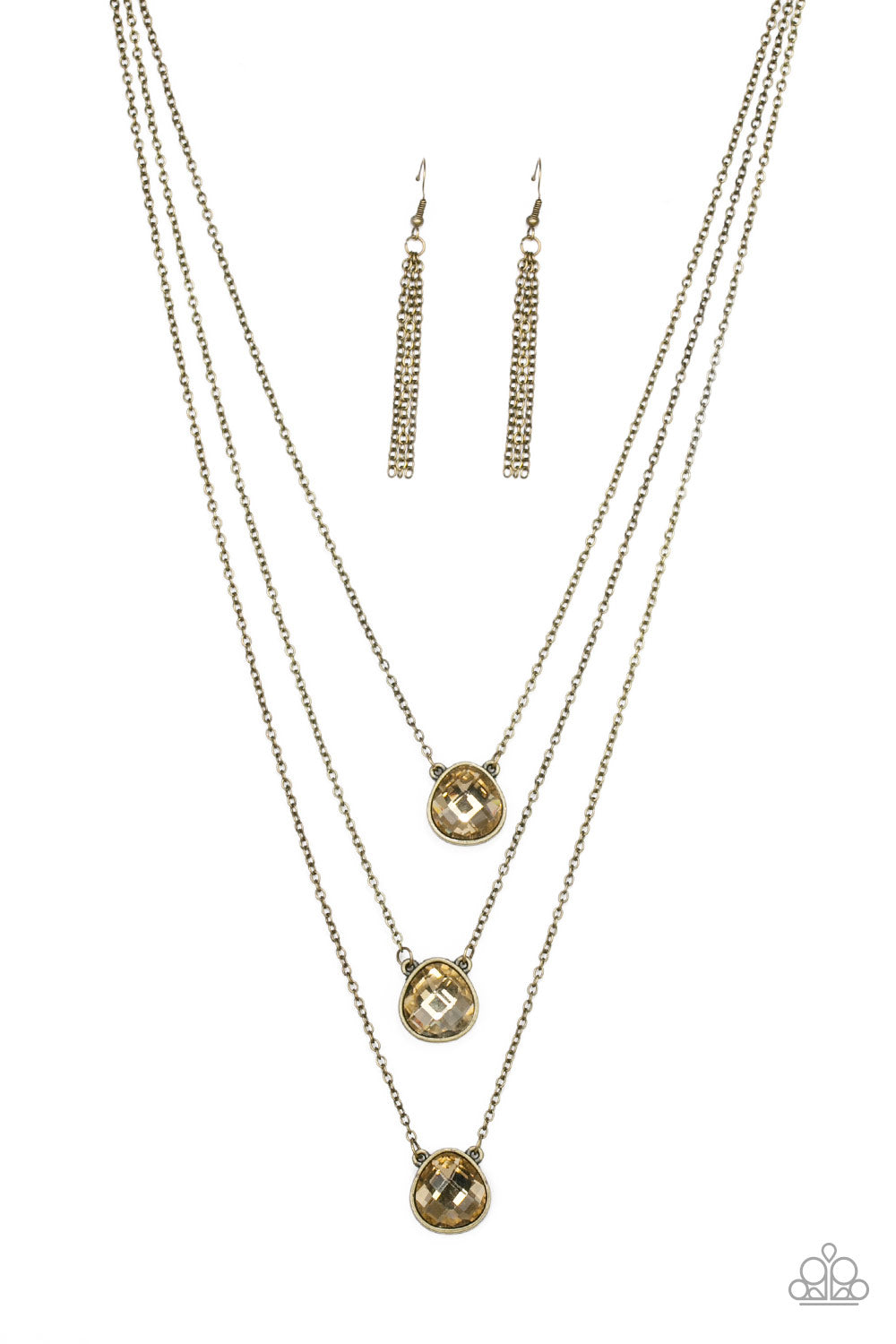 Once In A MILLIONAIRE - Brass Necklace - Paparazzi Accessories