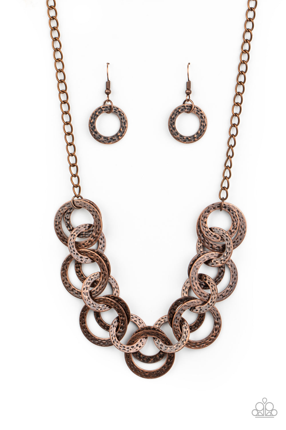 Treasure Tease - Copper Necklace - Paparazzi Accessories