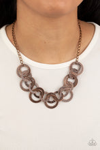 Load image into Gallery viewer, Treasure Tease - Copper Necklace - Paparazzi Accessories
