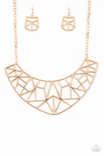 Load image into Gallery viewer, Strike While HAUTE - Gold Necklace - Paparazzi Accessories
