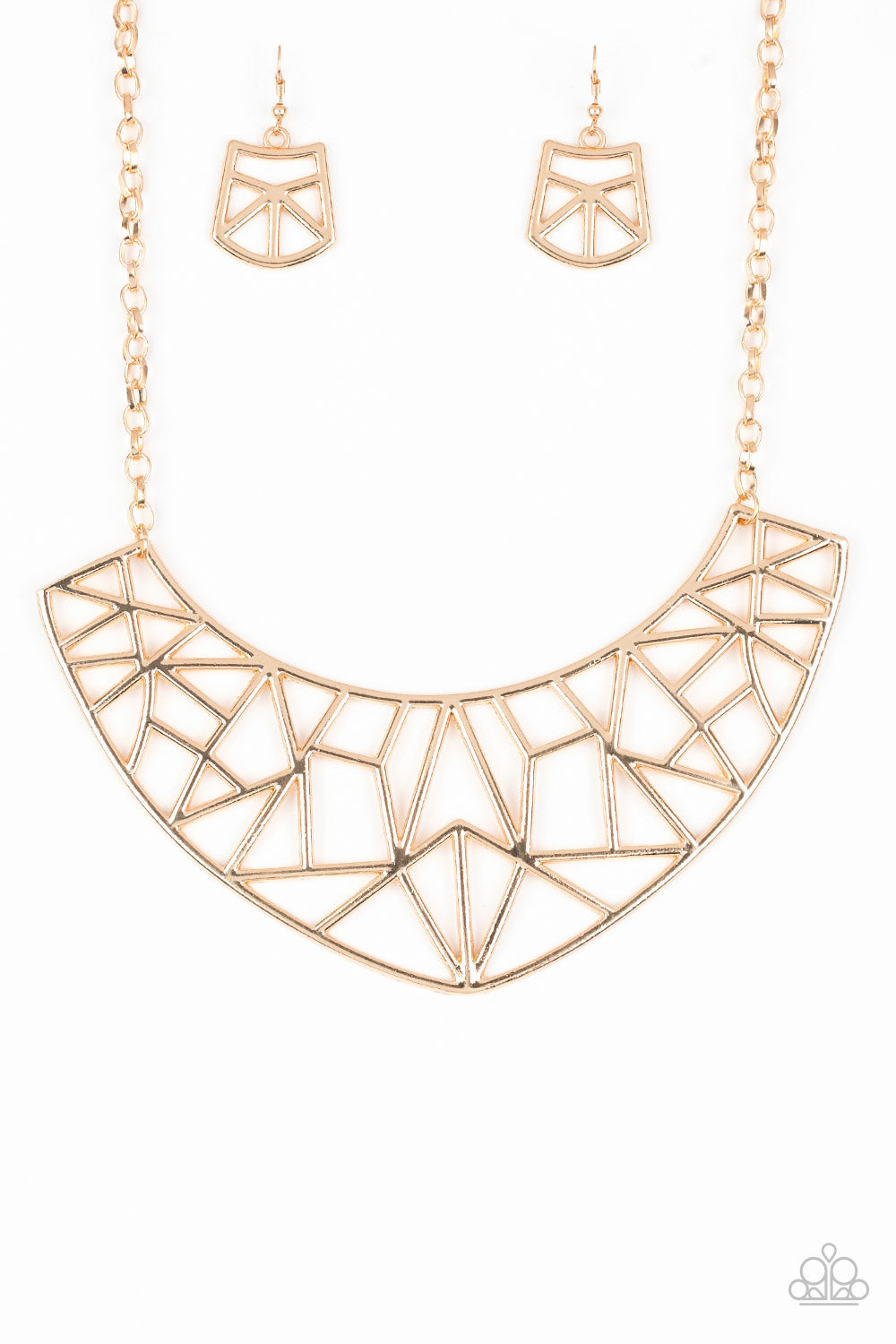 Strike While HAUTE - Gold Necklace - Paparazzi Accessories