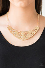 Load image into Gallery viewer, Terra Trailbreaker - Gold Necklace - Paparazzi Accessories

