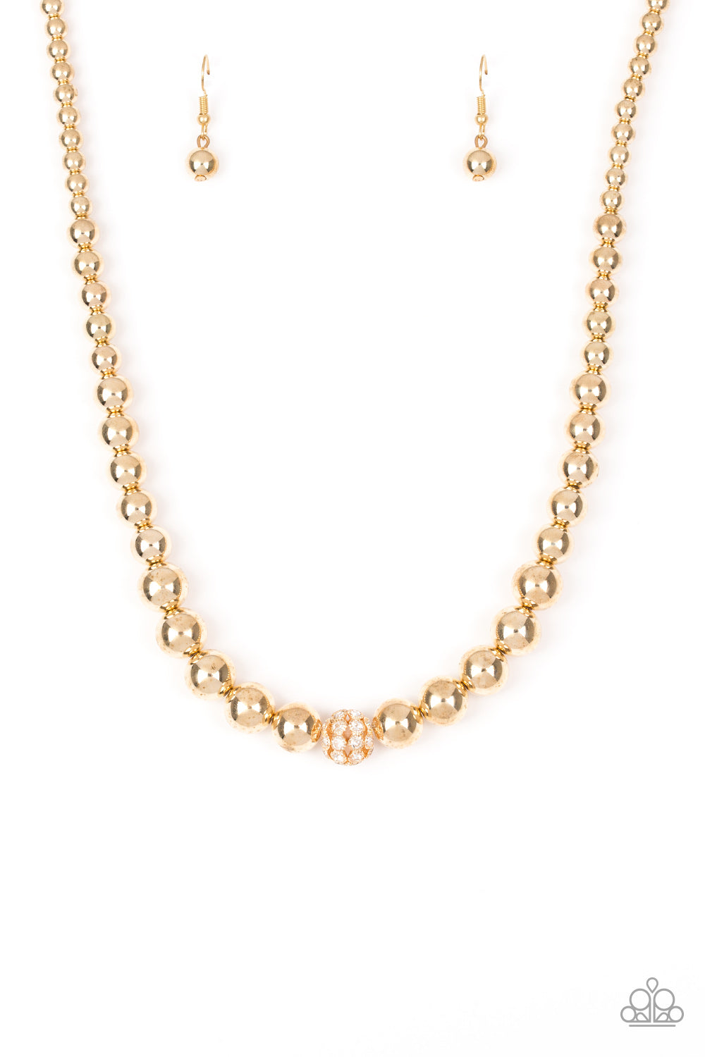 High-Stakes FAME - Gold Necklace - Paparazzi Accessories