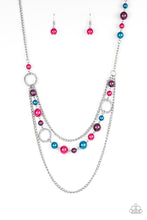 Load image into Gallery viewer, Party Dress Princess - Multi Color Blue, Pink and Blue Necklace - Paparazzi Accessories
