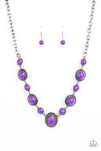 Load image into Gallery viewer, Voyager Vibes - Purple Necklace - Paparazzi Accessories
