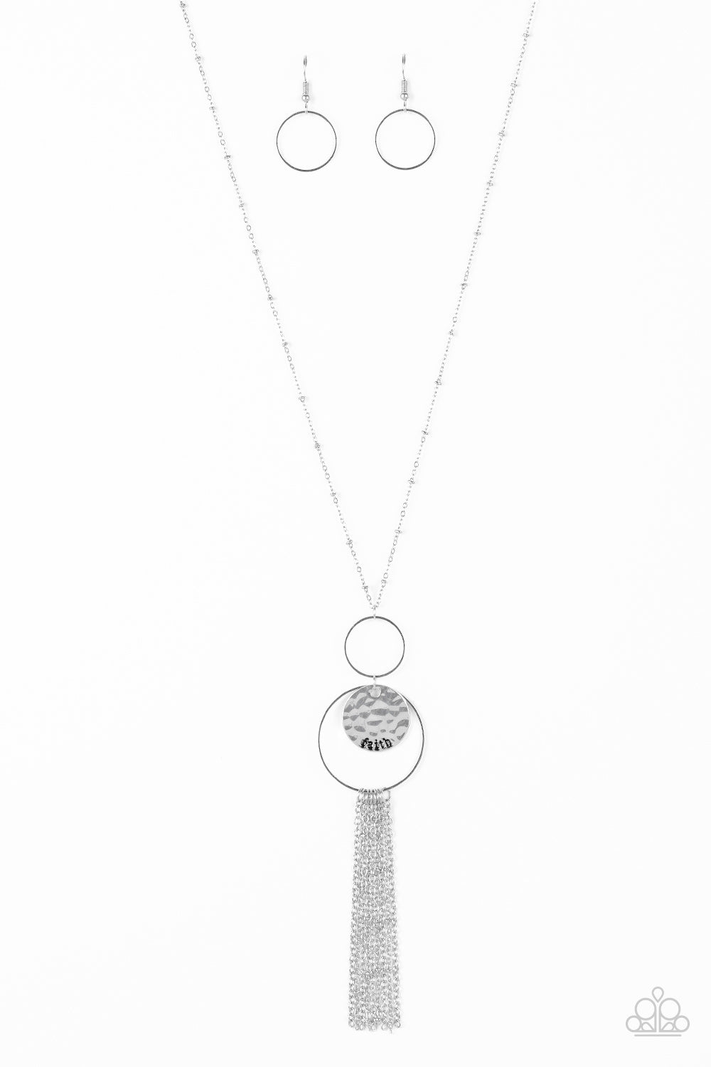 Faith Makes All Things Possible - Silver Necklace