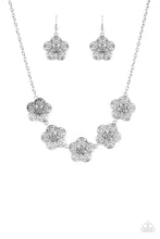 Load image into Gallery viewer, Garden Groove - Silver Necklace - Paparazzi Accessories
