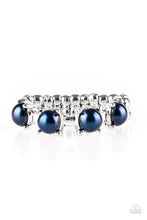 Load image into Gallery viewer, More Or PRICELESS - Blue Pearl Bead Ring - Paparazzi Accessories
