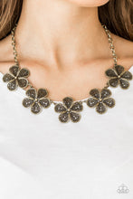 Load image into Gallery viewer, No Common Daisy - Brass Necklace - Paparazzi Accessories
