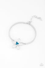 Load image into Gallery viewer, Hibiscus Hipster - Blue Bracelet - Paparazzi Accessories
