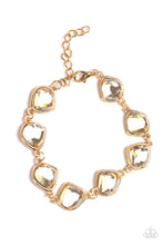 Load image into Gallery viewer, Perfect Imperfection - Gold Bracelet - Paparazzi Accessories
