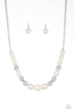 Load image into Gallery viewer, Take Note - White Necklace - Paparazzi Accessories
