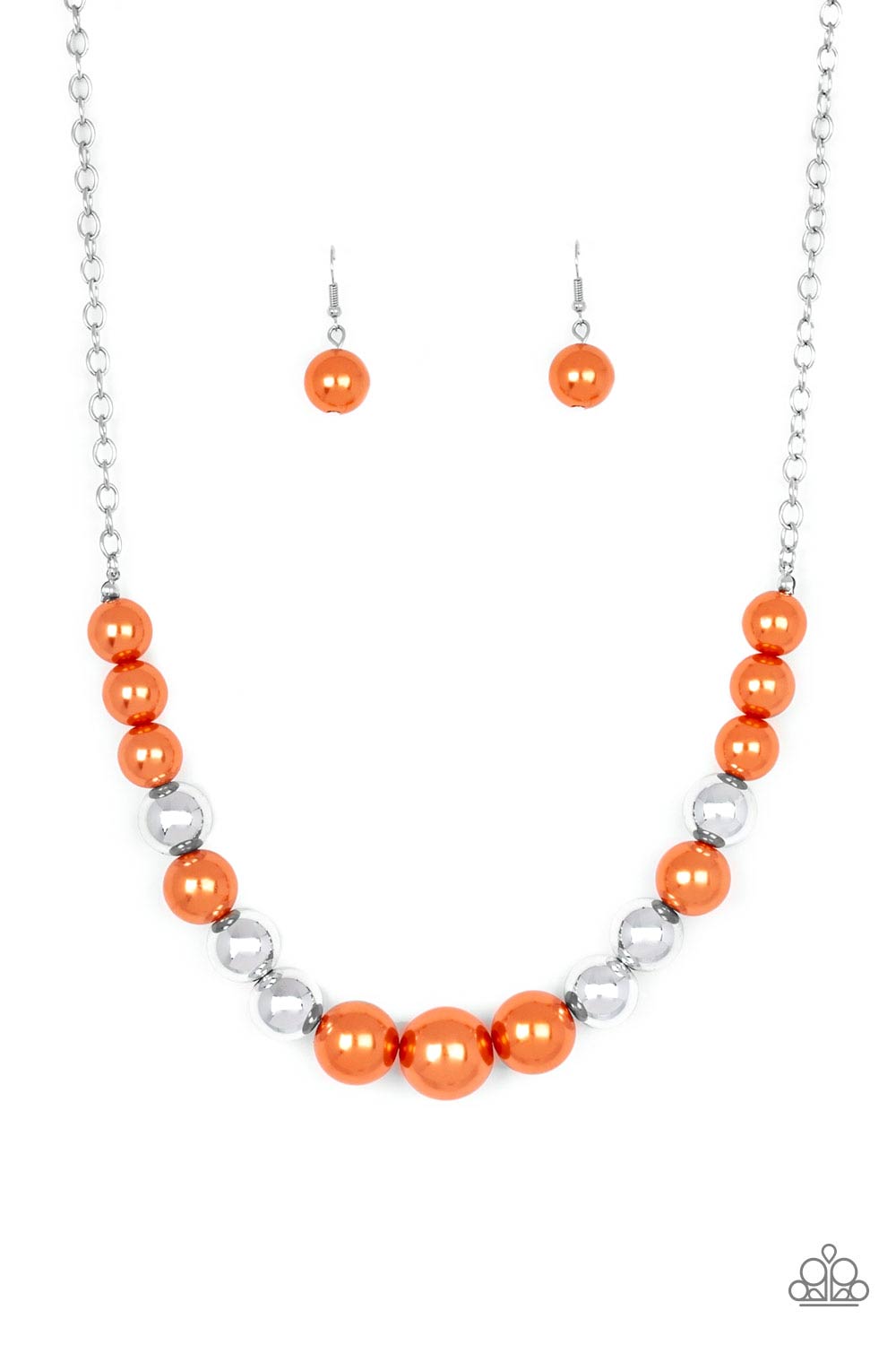 Take Note - Orange Necklace - Paparazzi Accessories