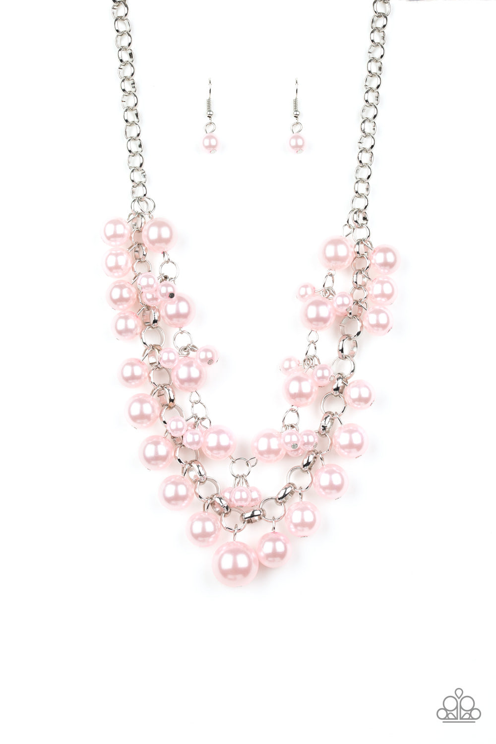 BALLROOM Service - Pink Necklace -Paparazzi Accessories
