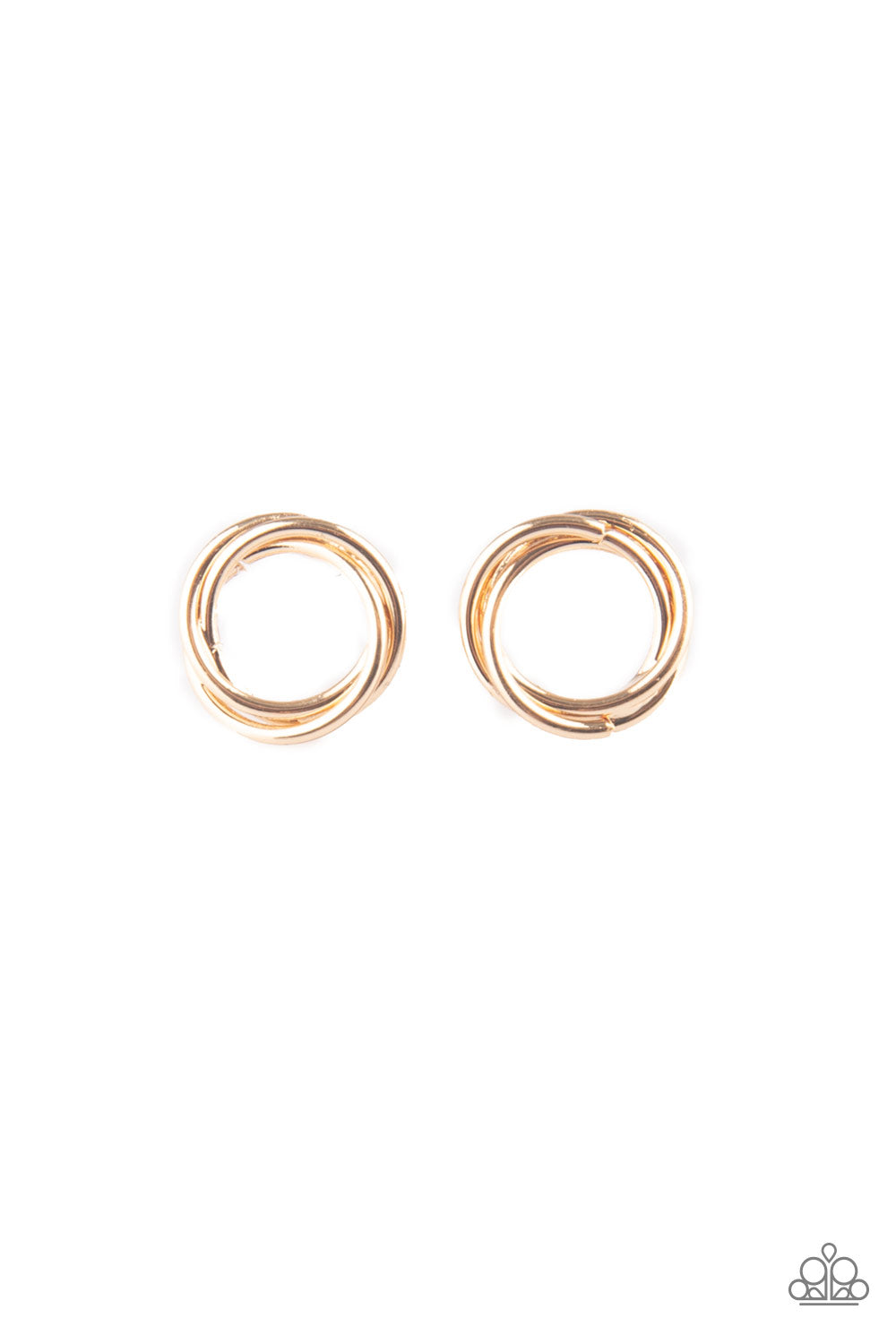 Simple Radiance - Gold Earrings - Paparazzi Accessories