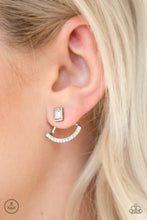 Load image into Gallery viewer, Delicate Arches - White Rhinestone Earrings
