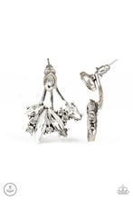 Load image into Gallery viewer, Deco Dynamite - White Rhinestone Earrings - Paparazzi Accessories
