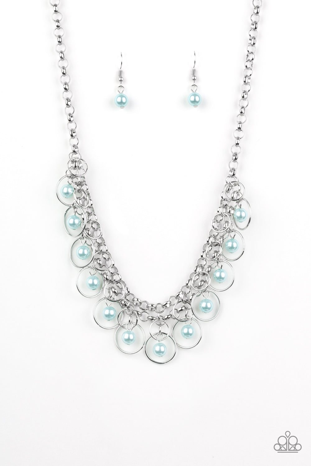 Party Time - Blue Necklace - Paparazzi Accessories