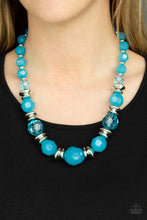 Load image into Gallery viewer, Dine and Dash - Blue Necklace - Paparazzi Accessories
