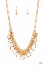 Load image into Gallery viewer, Ring Leader Radiance - Gold Necklace - Paparazzi Accessories
