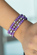Load image into Gallery viewer, Mountain Artist - Purple Bracelet - Paparazzi Accessories
