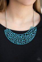 Load image into Gallery viewer, Powerful Prowl - Blue Necklace - Paparazzi Accessories
