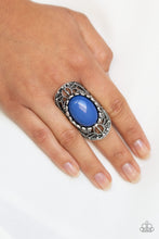 Load image into Gallery viewer, Drama Dream - Blue Ring - Paparazzi Accessories
