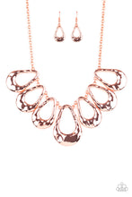 Load image into Gallery viewer, Teardrop Envy - Copper Necklace - Paparazzi Accessories
