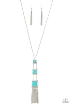 Load image into Gallery viewer, This Land Is Your Land - Blue Necklace - Paparazzi Accessories
