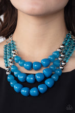Load image into Gallery viewer, Forbidden Fruit - Blue Necklace - Paparazzi Accessories
