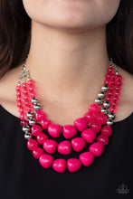 Load image into Gallery viewer, Forbidden Fruit - Pink Necklace - Paparazzi Accessories

