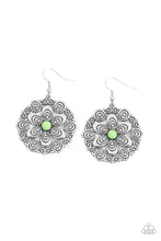 Load image into Gallery viewer, Grove Groove - Green Earrings - Paparazzi Accessories
