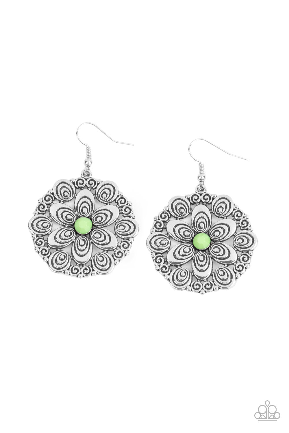 Grove Groove - Green Earrings - Paparazzi Accessories