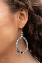 Load image into Gallery viewer, Terra Topography - Silver Earrings - Paparazzi Accessories
